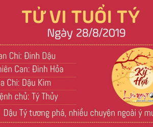 Tử vi thứ 4 ngày 28/8/2019 của 12 con giáp: Thân có niềm vui, Tị mất tiền