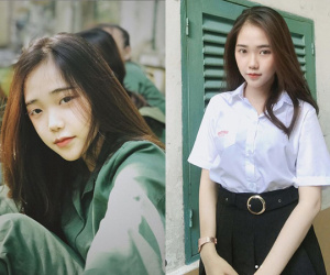 Khoảnh khắc 'đốn tim' giữa sân trường của nữ sinh HUFLIT khiến dân tình phải truy lùng profile