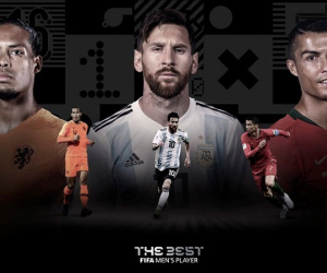 Van Dijk tiếp tục đối đầu Ronaldo, Messi ở giải FIFA The Best