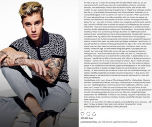 Justin Bieber lần đầu trải lòng về những vấp ngã trong quá khứ: Từng muốn tự tử, nghiện ma tuý và hơn thế nữa