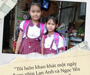 Hai bé gái bị trao nhầm ở Bình Phước vào lớp 1: 'Nuôi 2 đứa, tôi phải cố gấp 10'