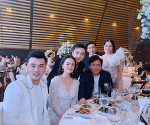 Dàn khách mời cực khủng với Trấn Thành làm MC, đại gia Phan Thành, Ưng Hoàng Phúc,... đều đến chúc mừng ái nữ Minh Nhựa