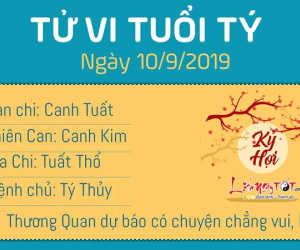 Tử vi thứ 3 ngày 10/9/2019 của 12 con giáp: Mùi được đánh giá cao, Tý gặp điều khó xử