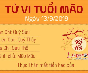 Tử vi thứ 6 ngày 13/9/2019 của 12 con giáp: Thìn vượng công danh, Sửu gặp tiểu nhân