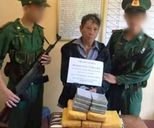 Bắt kẻ đưa lượng ma tuý 'khủng' vượt biên từ Lào về Việt Nam