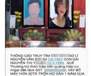 Điều tra vụ cha vay tiền, con bị 'lập bàn thờ' trên Facebook