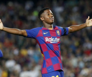 Thần đồng 16 tuổi Ansu Fati hướng đến xô đổ kỷ lục của Messi tại Champions League