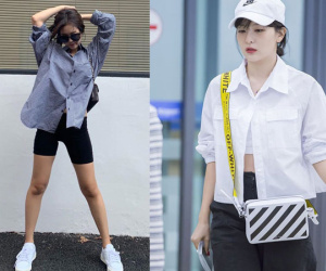 Diện áo 'kín cổng cao tường' mãi cũng chán, bạn hãy thử học cách buông lơi vài hàng khuy giống idol Hàn