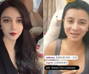 Hot girl đình đám gặp sự cố khi livestream, để lộ nhan sắc thật khiến các chàng trai 'đứng hình'