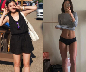 Cô nàng PT Hàn Quốc chia sẻ bí kíp giảm 20kg, loại bỏ mỡ để lấy lại thân hình đồng hồ cát săn chắc