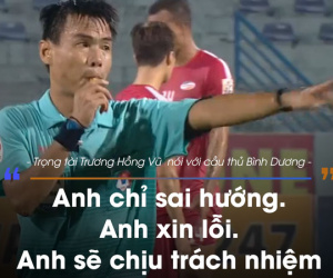 Cầu thủ U23 Việt Nam đề nghị mua còi sắt cho trọng tài V.League sau tình huống bẻ còi hy hữu