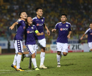Cầu thủ Hà Nội hội quân muộn vì bận đá AFC Cup