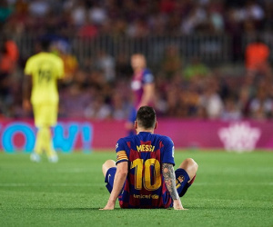Messi rời sân sau hiệp 1 vì chấn thương, Barca nhọc nhằn hạ Villarreal