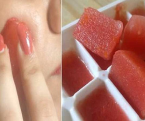 3 loại quả cứ đông đá rồi chà lên mặt là cải lão hoàn đồng, da trắng lại sạch mụn
