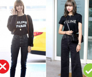 Lisa (Black Pink) gầy tong teo, loắt choắt 'như học sinh' do sai lầm khi chọn trang phục ra sân bay