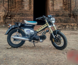 Honda Cub 1979 giá 1 triệu hóa thân tuyệt đẹp qua tay thợ Bình Định