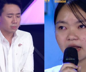 Trấn Thành xót xa trước nữ sinh có cha bị ung thư gan, mẹ quét rác, phải vay tiền đi học