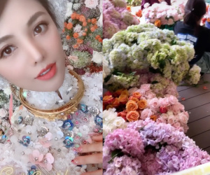 'Siêu' đám hỏi của rich kid Giang Lê: Vàng đeo trĩu cổ mỏi tay, hoành tráng như này hứa hẹn đám cưới còn bùng nổ hơn nữa!
