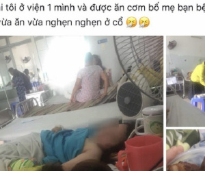 Làm ăn xa quê, một mình nằm viện, cô gái xúc động khi nhận phần cơm từ những người xa lạ
