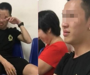 Thấy vợ gào khóc trong phòng sinh, chồng trẻ hốt hoảng ngồi ngoài mếu máo