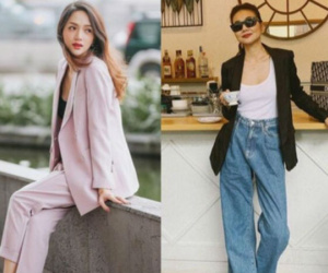 Vbiz có 3 tấm gương mặc áo blazer siêu đẹp siêu chất, đó là Phạm Thanh Hằng, Hương Giang và Yến Trang