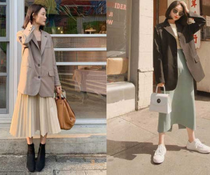 Chân váy midi dễ mặc thật đấy, nhưng trông bạn sẽ xinh tươi sành điệu nhất khi áp dụng 4 công thức sau