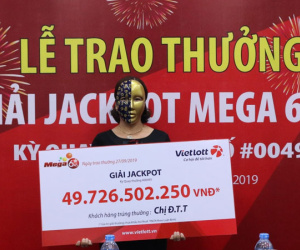 Xổ số Vietlott: Trao giải thưởng cho 1 trong 2 khách hàng trúng Jackpot gần 100 tỷ