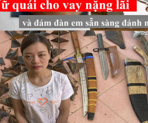 Nữ quái cùng chồng điều hành đám đàn em cho vay nặng lãi, đánh người khi không trả nợ