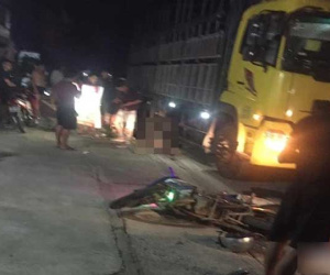 Tông vào xe tải đỗ bên đường, 3 người họ hàng ở Hà Tĩnh tử vong