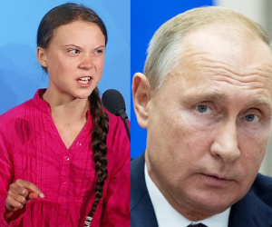 Tổng thống Nga không đồng tình với bài phát biểu 'thiếu hiểu biết' của Greta Thunberg và lên án thế lực ngầm phía sau