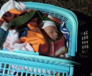 Thái Nguyên: Bé trai khoảng 20 ngày tuổi bị bỏ rơi ven đường kèm mẩu giấy của người mẹ để lại