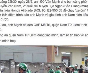 Sự thực về tài xế Grab ở Hà Nội mất tích nhiều ngày
