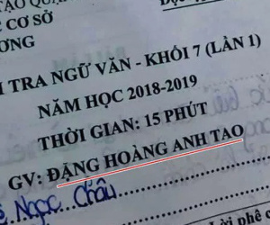 Thầy giáo dạy văn bất ngờ gây bão mạng xã hội với cái tên độc lạ 'Đặng Hoàng Anh Tao'