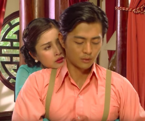 Sốc với cảnh lăng loàn ở 'Tiếng sét trong mưa': Mợ Hạnh Nhi lấy cả 2 cha con Khải Duy, chồng vừa đi khỏi là lao đến ôm con chồng