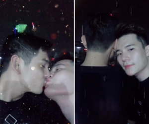 Màn khóa môi đồng giới 'hot' nhất mạng xã hội hôm nay của Sơn Ngọc Minh và bạn trai