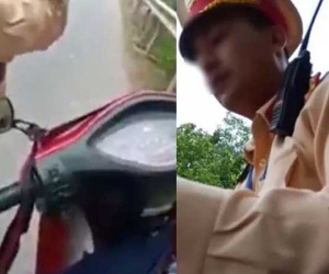 Xác minh thông tin người lạ tự xưng là 'bảo kê' tuyến đường, yêu cầu gỡ bài viết 'tố' CSGT