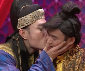 Lê Dương Bảo Lâm không ngại hôn 'bạn trai', một lần nữa giành cúp 'Ơn giời'
