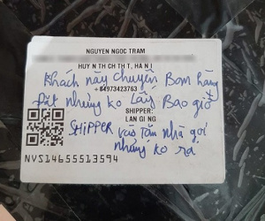 3 lần bị 'bùng hàng', shipper để lại dòng chữ tiết lộ về khách hàng có thói quen xấu
