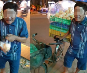 Người đàn ông bán bánh khắc khổ và câu nói 'xin lỗi' trước tiệm thuốc khiến thanh niên ngại ngùng