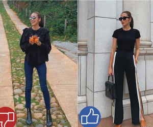 Vừa bị 'nhắc khéo' đôi chân gầy guộc, Hà Tăng đã vội sửa sai ngay: Các nàng gầy mảnh cũng nên nhìn theo mà học tập