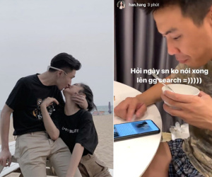 Đang vui vầy bên bạn trai rich kid, Hàn Hằng bỗng... quên, đăng ảnh Huyme rồi xoá vội, ơ kìa!