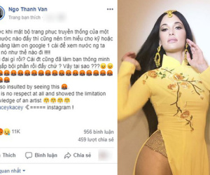 Ngô Thanh Vân bức xúc trước việc nữ ca sĩ nước ngoài mặc áo dài Việt Nam nhưng 'quên' mặc quần đầy phản cảm