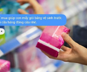 Nhờ bố mua hộ băng vệ sinh vì cửa hàng sắp đóng cửa, câu trả lời khiến cô con gái cười chảy nước mắt, còn dân mạng đua nhau thả tim
