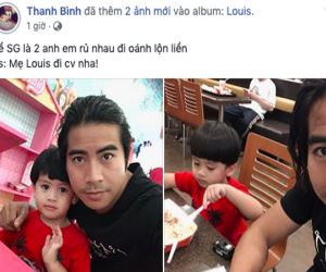 Đi chơi cùng con ngày 20/10 nhưng thiếu bóng dáng vợ, Thanh Bình lập tức lên tiếng giải thích