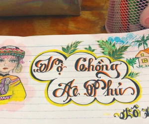 Trầm trồ trước cuốn vở văn với tiêu đề tác phẩm đầy màu sắc sống động của học sinh: Thế này thì khỏi lo buồn ngủ và chán văn nhé