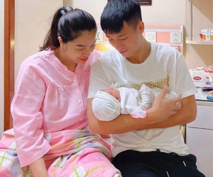 Chính thức lên chức bố, Tư Dũng nhắn nhủ lời ngọt ngào đến bà xã: 'Cảm ơn em vì tất cả'