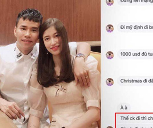 Làm người yêu cầu thủ kể cũng thích: Sáng ra cho sương sương 1000 USD để tiêu, muốn đi Mỹ chơi cũng là chuyện nhỏ thôi