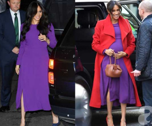 Công nương Meghan mặc lại váy cũ: Không sốc, nhưng đáng trầm trồ là vẻ ngoài sang hơn gấp trăm lần nhờ thay đổi kiểu tóc và cách mix&match