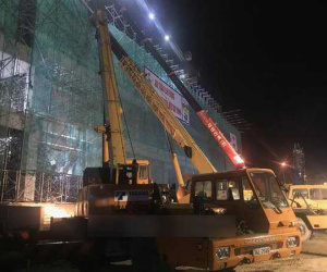 Hải Dương: Sập giàn giáo trong đêm tại công trình vài trăm tỉ, nhiều người bị thương