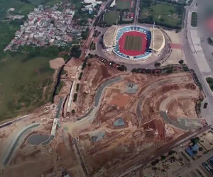 Video: Toàn cảnh đường đua ôtô F1 ở Hà Nội sau 7 tháng thi công